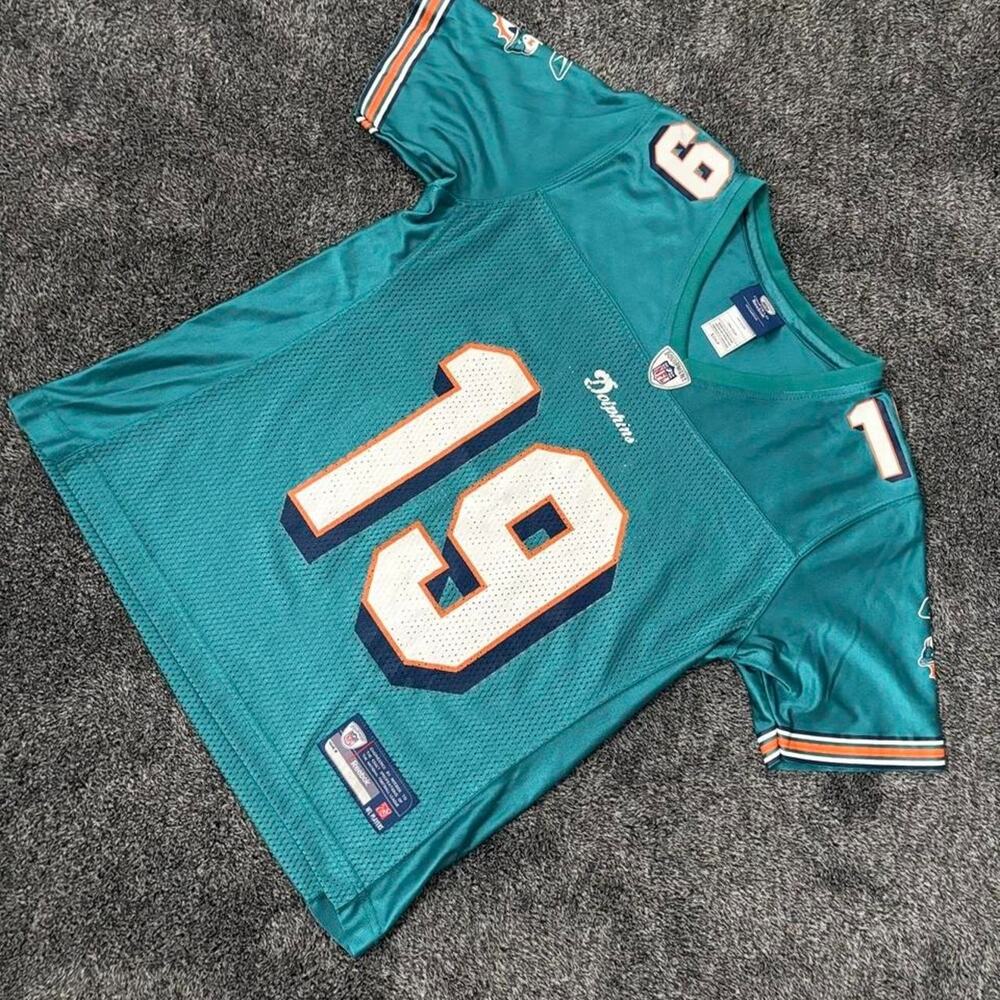 Reebok Women's Premier Jersey Miami Dolphins Brandon Marshall Teal sz Small